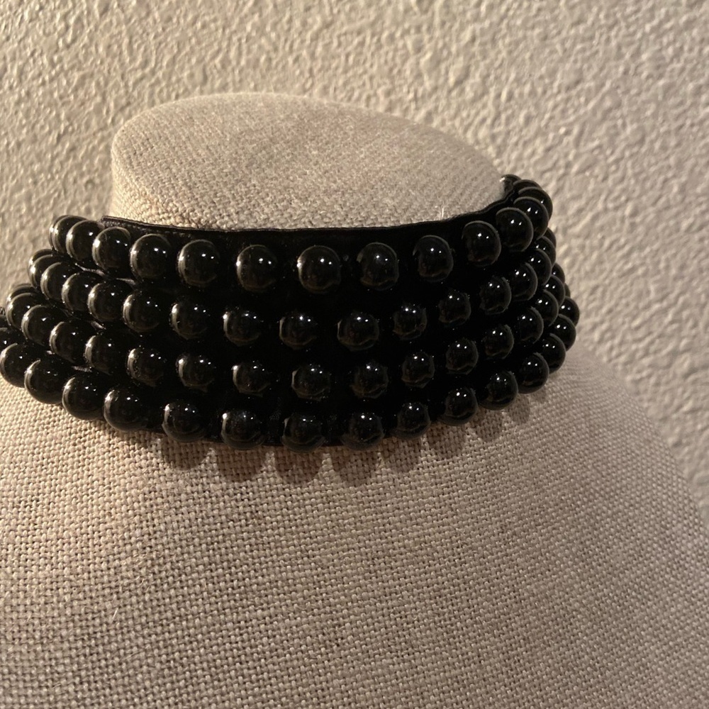 Maeve By Anthropologie~NWT~Striking~Faux Pearl~Beaded~Collar Choker~Necklace - Picture 5 of 13